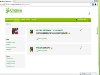 Blogs y chamilo