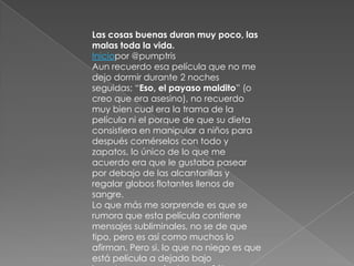 Blog terror en la ruta