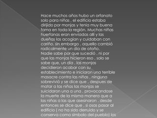 Blog terror en la ruta
