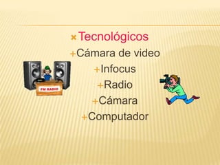 Tecnológicos Cámara de videoInfocusRadioCámara Computador 