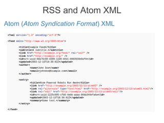 Difference Between Rss And Atom Blog track | PPT