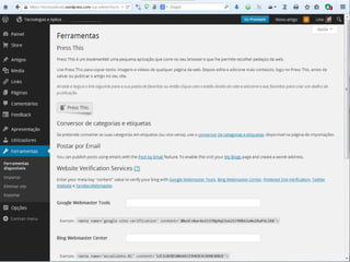 Ferramentas
Lino OliveiraTecnologias e Aplicações Web - TSIW
43
 