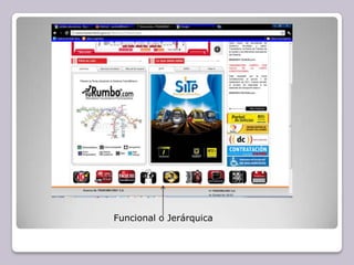 Funcional o Jerárquica