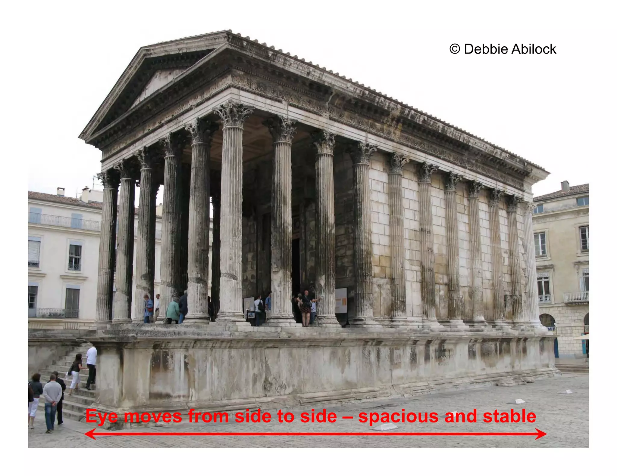 Eye moves from side to side – spacious and stable
© Debbie Abilock
 