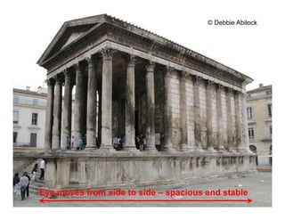 Eye moves from side to side – spacious and stable
© Debbie Abilock
 