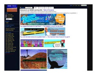 Welcome to our MHMS learning Wikl - Table of Contents:
.. pia<. lor Ion"" plao. . .._ oct_.,on<! ,oeM clK"""", • • • "" _ SchooIoo,'
:;;r.;i::::':::::. i"'""....,..,ntu"," -I
You wl1lf Ihe book ","'-WI & we pUbIlth Iheml - You n"d IltCh help.I home & YOiI got ItI
 