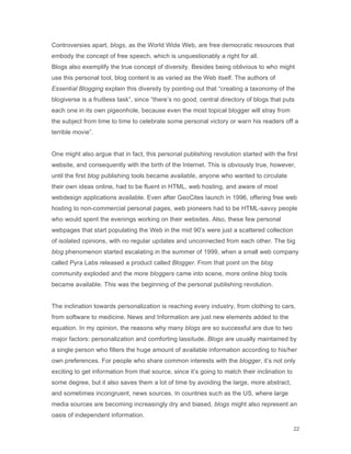 Blogviz Thesis by Manuel Lima