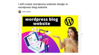 60% Discount on WordPress blog website design