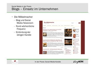 Küchen-Verband Schweiz – In der Praxis: Social-Media-Kanäle