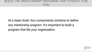 The Basic Anatomy of any Corporate Mentorship Program | PPTX