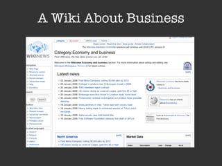 A Wiki About Business   