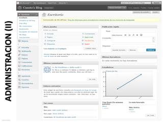 sotocarlos
             ADMINISTRACION (II)
 