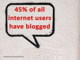 * Research by Universal McCann  