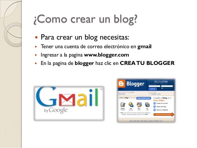 Resultado de imagen para como crear un blog