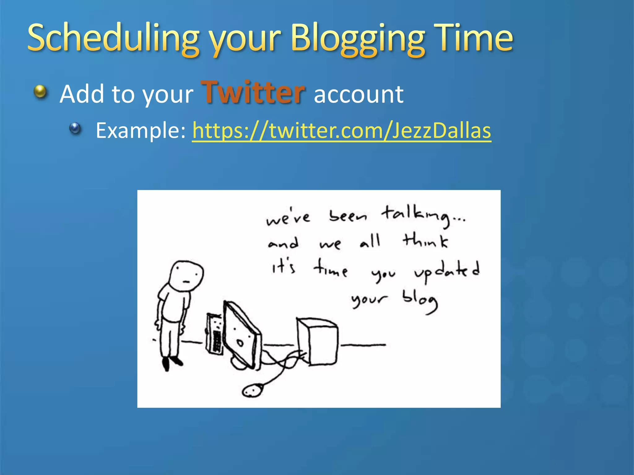 Add to your Twitter account
Example: https://twitter.com/JezzDallas
 