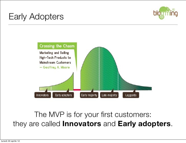 Early Adopters The MVP is