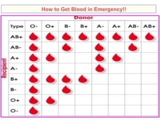         How to Get Blood in Emergency!! 
 