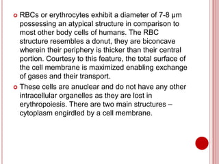 Donut Rbcs Blood(The Applied Physiology) for Nurses.pptx