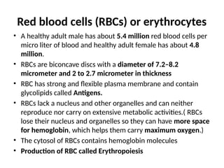 BLOOD components,life cycle of RBC..pptx