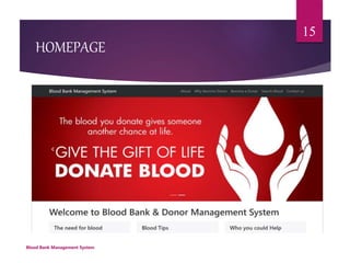 Blood-bank-project | PPT