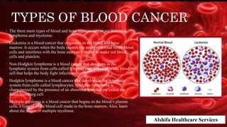 Blood Cancer Treatment | Best Blood cancer treatment in India | PPTX