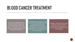Blood Cancer Treatment | Best Blood cancer treatment in India | PPTX