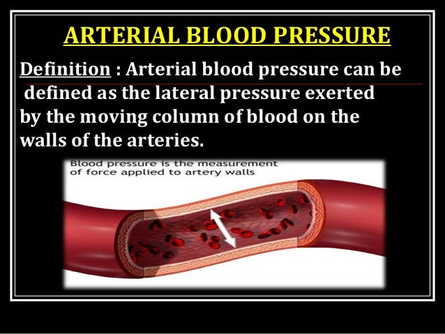 blood pressure definition
