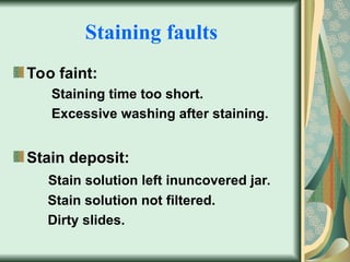 Stain Defect Definition Blood-smear preparation and staining.ppt