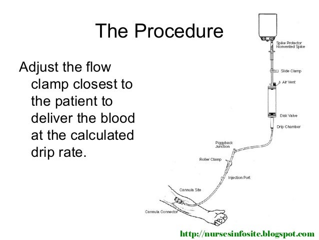 Blood Transfusion Flow Chart