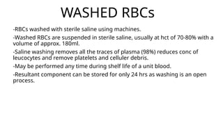 BLOOD AND BLOOD PRODUCTS and transfusion protocol | PPTX