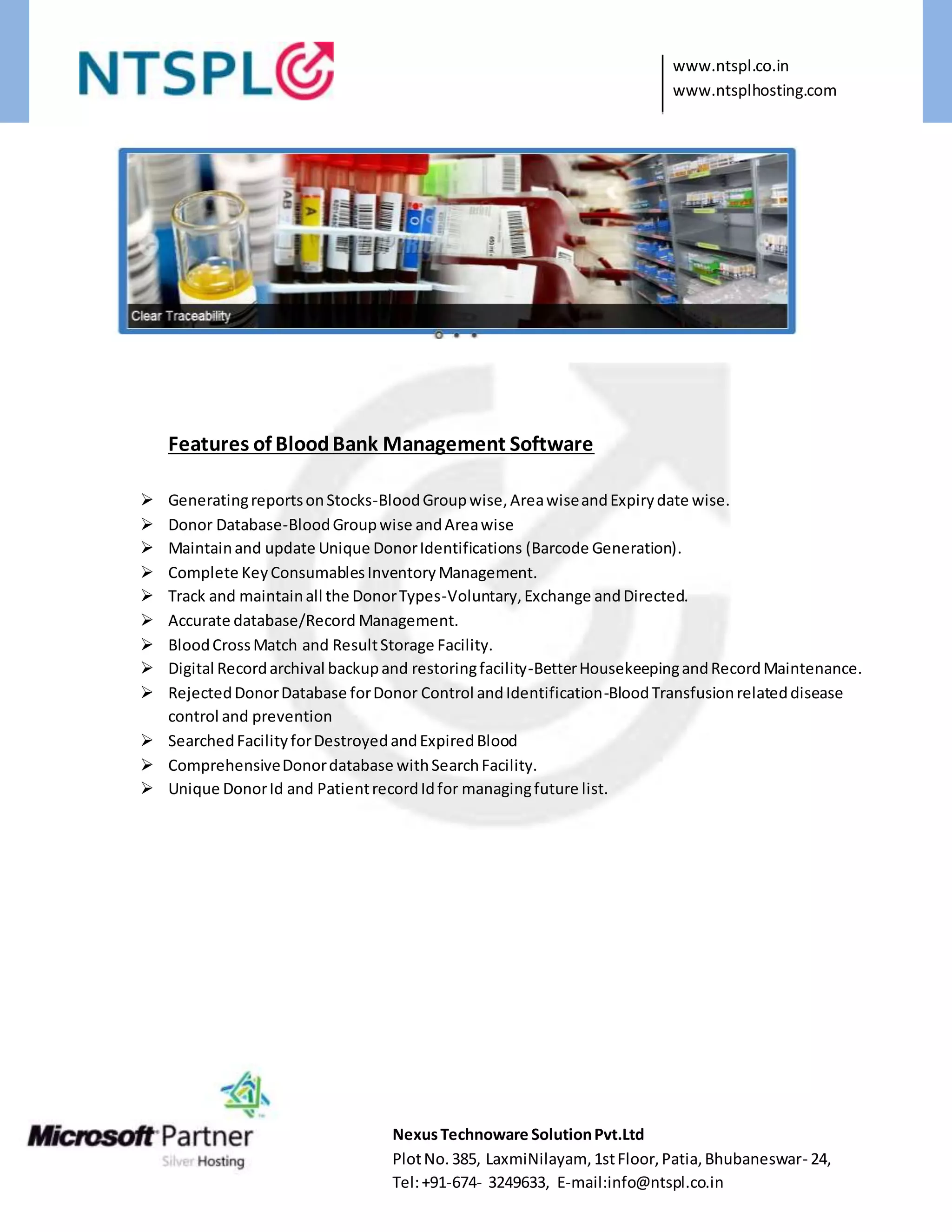 BLOOD BANK MANAGEMENT | PDF