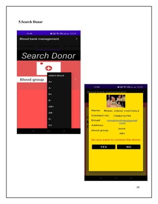 24
5.Search Donar
 