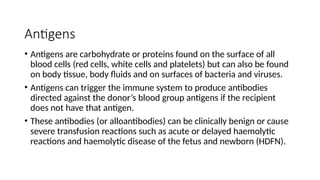 Blood Banking - Module 1.pptx health medical lab | PPTX