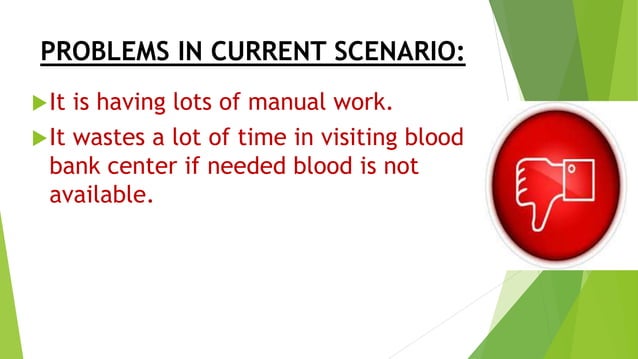 Blood Bank Ppt Template Free Download