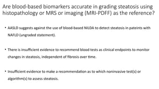 Blood-Based Non-Invasive Liver Disease Assessment in NAFLD and MASLD | PPTX