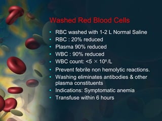 Blood & Blood Products | PPT