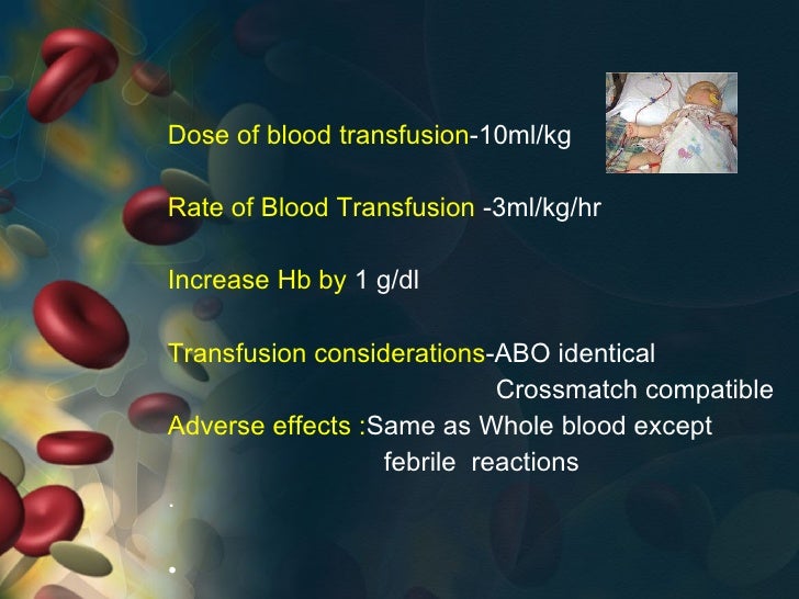 blood & blood products
