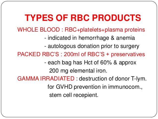 Blood Blood Products In Icu