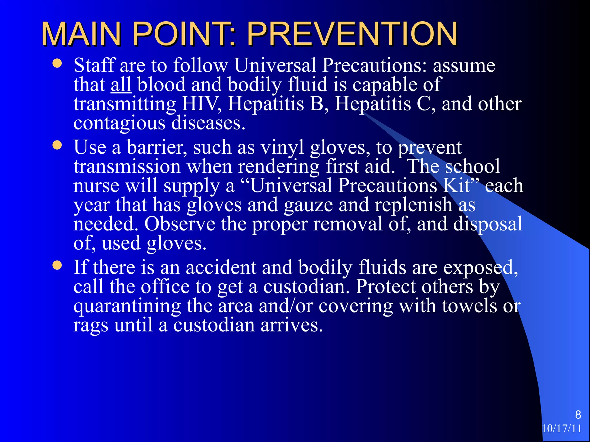 Bloodborne pathogens | PPT