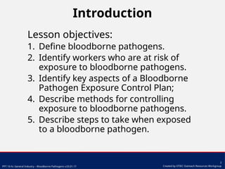 Bloodborne Pathogens training powerpoint presentation | PPTX