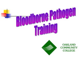 Bloodborne pathogen training