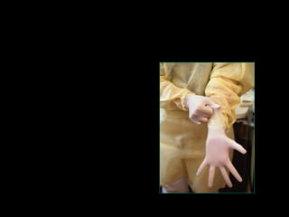 Universal Precautions
• Use of proper PPE
• Treat all blood and
bodily fluids as if
they are contaminated
• Proper cleanup and
decontamination
• Disposal of all
contaminated material
in the proper manner
 