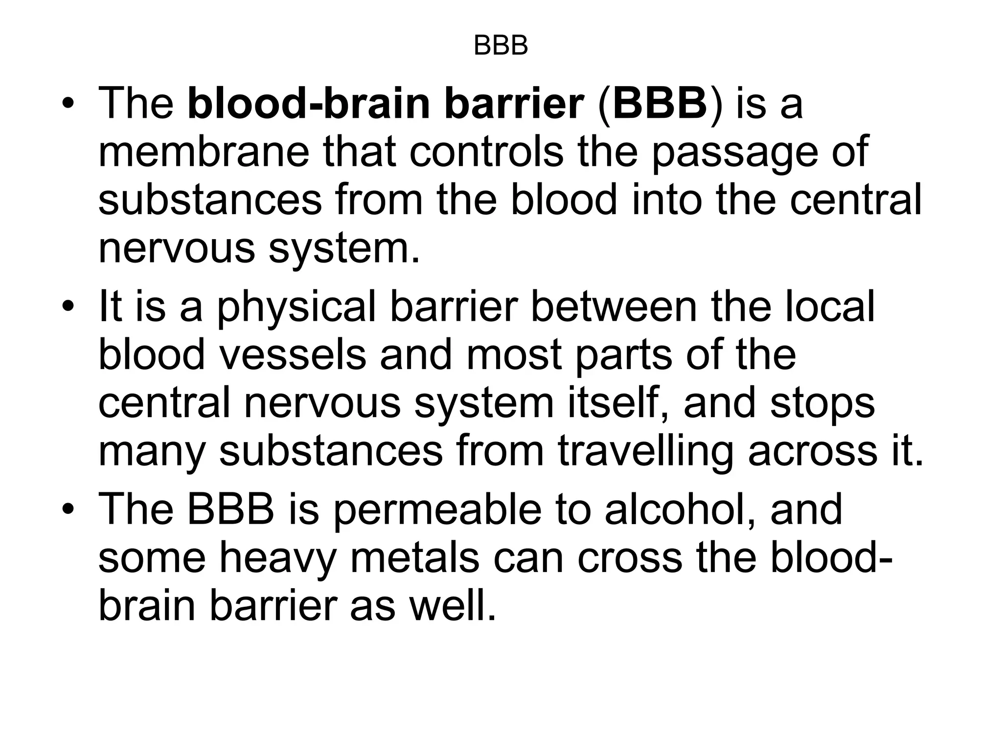 Blood brain barrier ppt. | PPTX