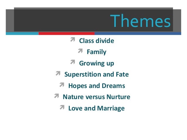 Blood brothers themes