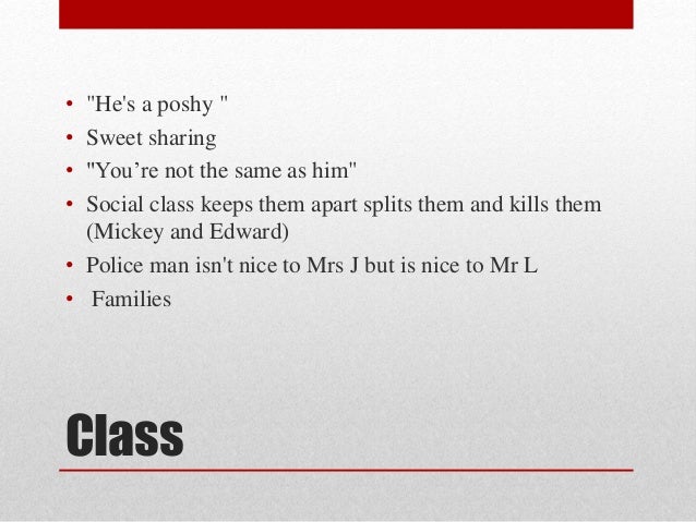 blood brothers essay
