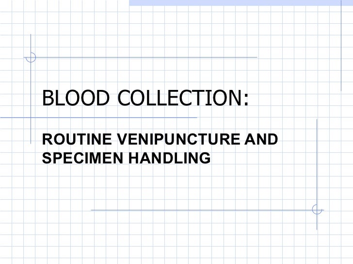 Blood collection