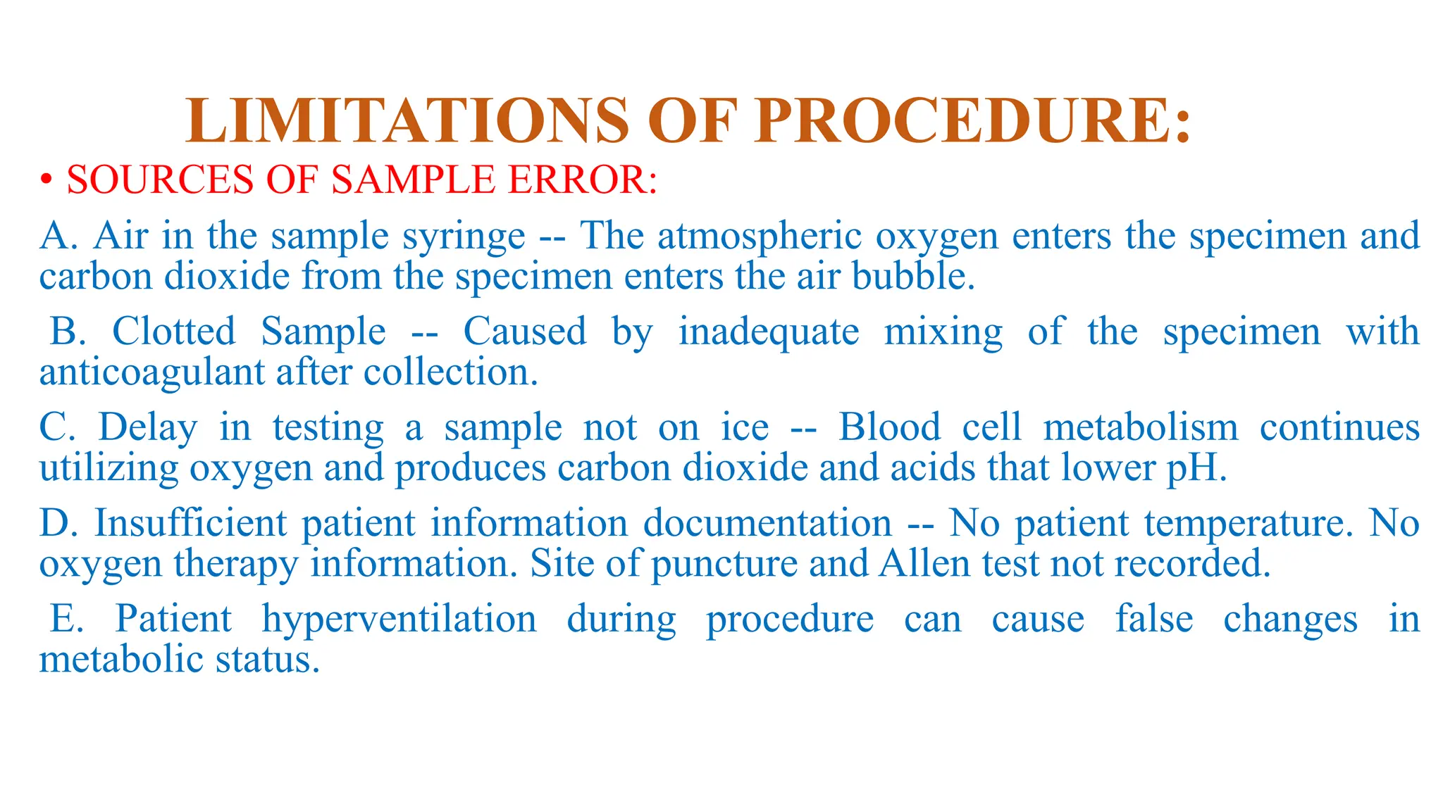 Insufficient Sample BLOOD COLLECTION METHODS AND PROCEDURE FOR STUDENTS | PDF