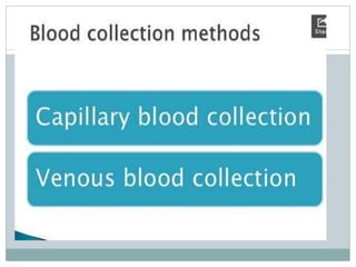 Blood collection and presevation