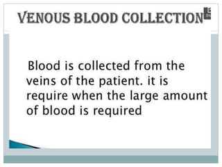 Blood collection and presevation