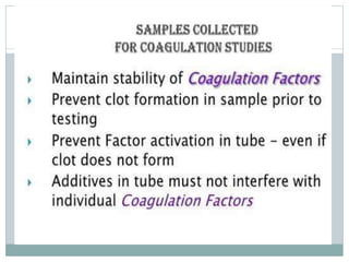 Blood collection and presevation